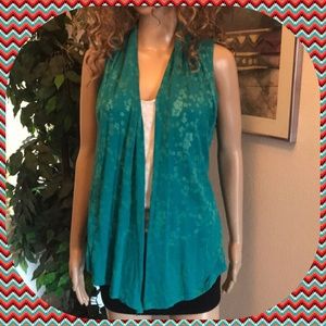 Beautiful Green Vest sz medium
